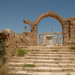 Lepcis Magna, Macellum, Severan entrance