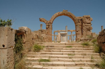 Lepcis Magna, Macellum, Severan entrance