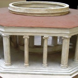 Lepcis Magna, Macellum, model of a tholos