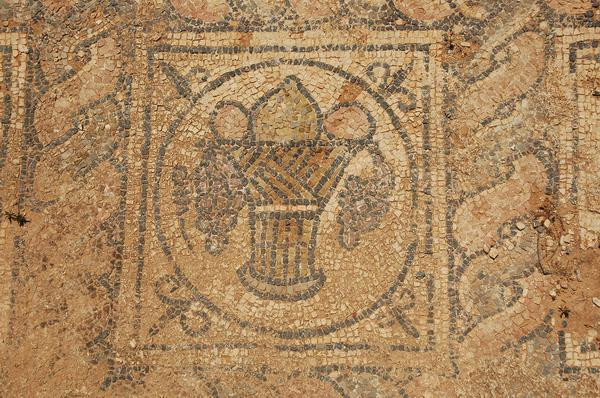 Taucheira, Palace Church, mosaic, fruits