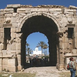 Oea, Arch of Marcus Aurelius from the southwest
