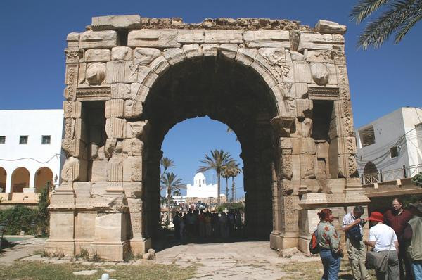 Oea, Arch of Marcus Aurelius from the southwest