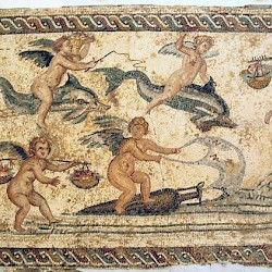 Villa of the Nile Mosaic, first mosaic