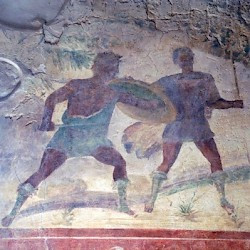 Villa Selene, Atrium, wall painting right