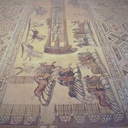 Villa Selene, mosaic of the hippodrome