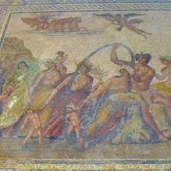 Villa Selene, Mosaic of the Four Seasons