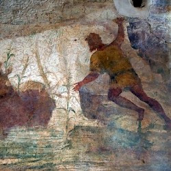 Villa Selene, Atrium, wall painting left