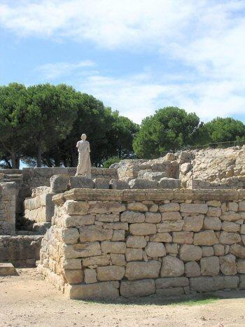 Emporiae, Neapolis, Temple of Asclepius