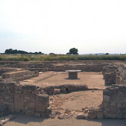 Emporiae, Roman town, baths