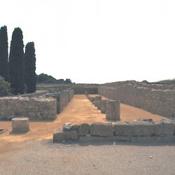 Emporiae, Roman town, forum, northern portico