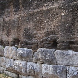 Emporiae, Roman town, wall, detail