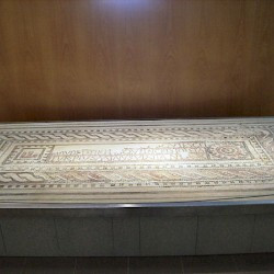 Emporiae, Sta Margarida, Christian funerary mosaic