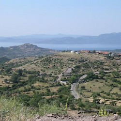 Assos and Lesbos (background)