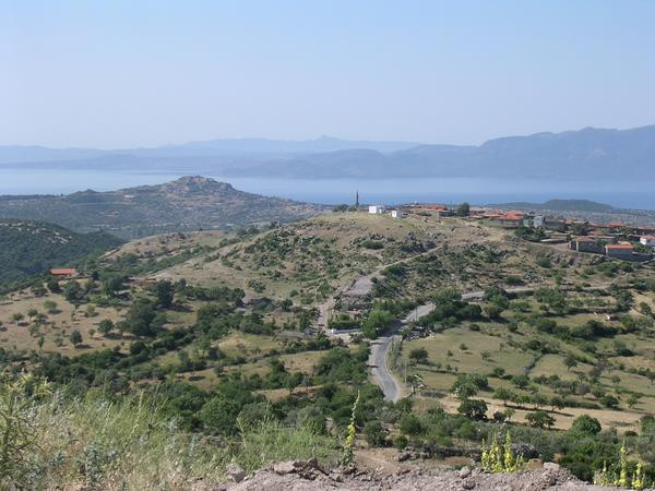 Assos and Lesbos (background)