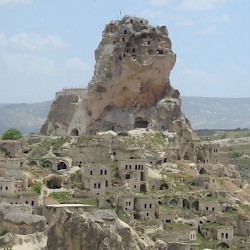 Cave dwellings near Ortahisar