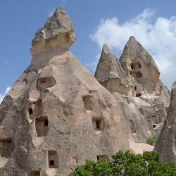 Cave dwellings near Uchisar