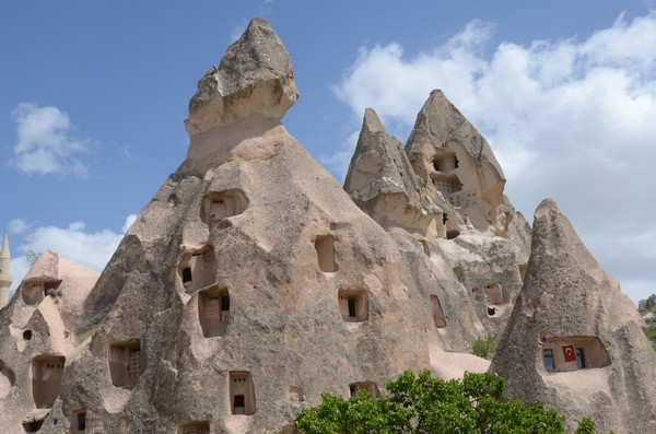 Cave dwellings near Uchisar