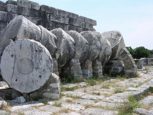 Didyma, Temple of Apollo. fallen column