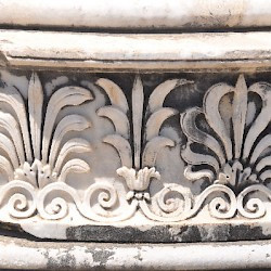 Didyma, Temple of Apollo, entrance, column base