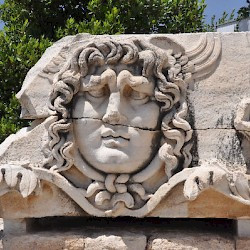 Didyma, Temple of Apollo, gorgon's head