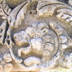 Diocaesarea, temple of Zeus, decoration: a lion