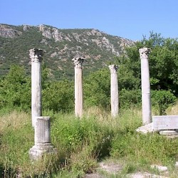 Ephesus, Arcadian Road, Columns of the Evangelists