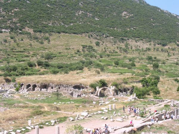 Ephesus, Temple of Domitian, Terrace