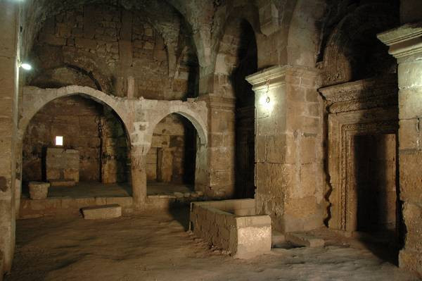 Nisibis, Church, left nave, interior