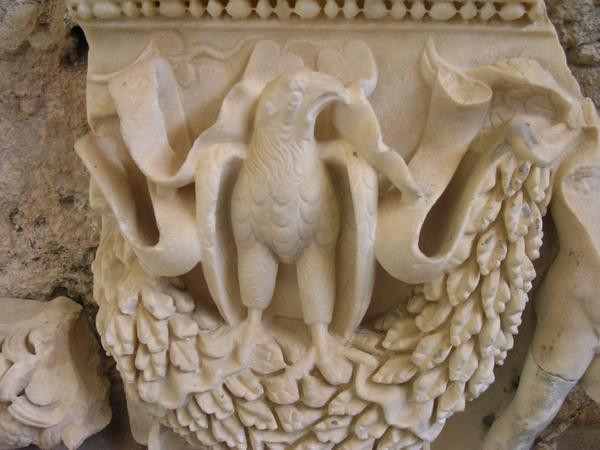 Side, Relief of an eagle