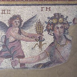 Suweydie, Mosaic of the Seven Sages, Summer and Mother Earth