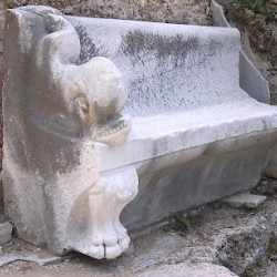 Side, Great Baths, seats