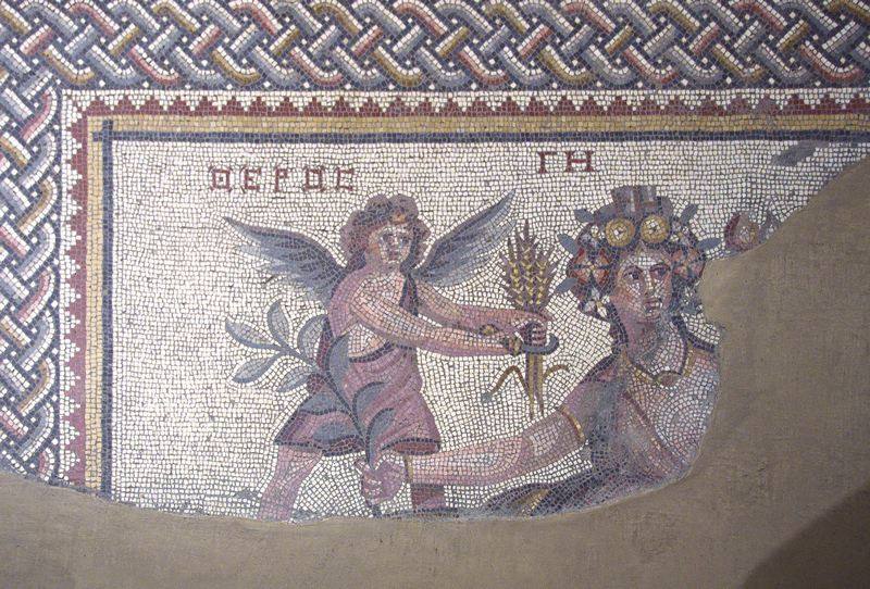 Suweydie, Mosaic of the Seven Sages, Summer and Mother Earth