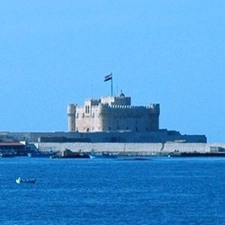 Alexandria, Lighthouse: a fort is all that remains