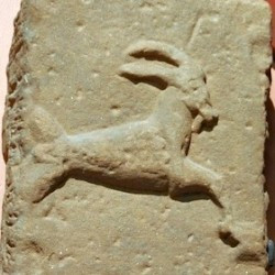 Castlesteads, Emblems of II Augusta: Capricorn and Pegasus