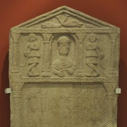 Kékkút, Tombstone of a soldier of II Adiutrix