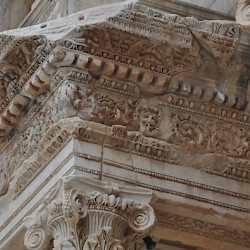Ephesus, Library of Celsus, Decoration