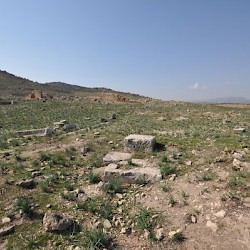 Cyrrhus, Remains of a church (to the right)