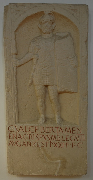 Wiesbaden, Tombstone of C. Valerius Crispus