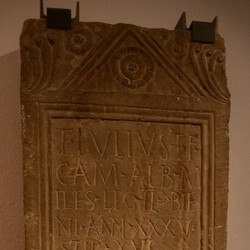 Strasbourg-Koeningshoffen, Tombstone of Julius of II Augusta