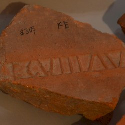 Rooftile of VIII Augusta from Strasbourg