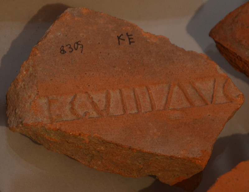 Rooftile of VIII Augusta from Strasbourg