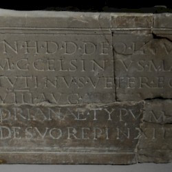 Strasbourg-Koenigshoffen, Small Mithraic Relief, Dedication of a Repainting