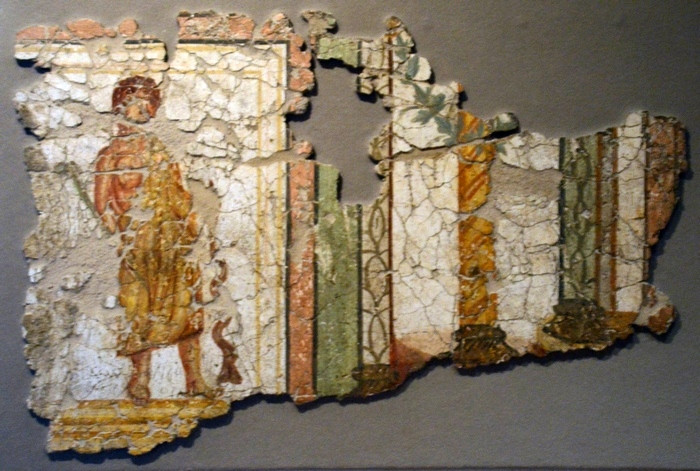 Strasbourg-Château, Wall painting of Aesculapius (?)
