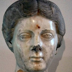 Lepcis, Theater, portrait of Crispina