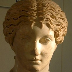 Lepcis, Theater, portrait of Faustina II