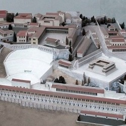 Pergamon, Model of the citadel (Roman age)