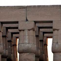Luxor, Temple, Capitals of columns