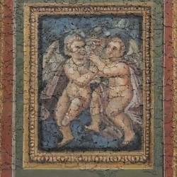 Trier, Fausta's fresco: Dancing erotes