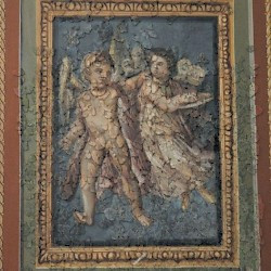Trier, Fausta's fresco: Amor and Psyche