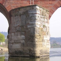 Trier, Bridge, pier, pointed side